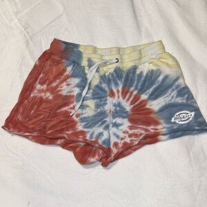 Dickies tie die sweat shorts